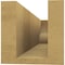 Ekena Millwork 4in. W x 4in. H x 16in. L Garner Woodgrain TimberThane Rafter Tail, Primed Tan RFTUR04X04X16GARRCPR - alternate 6